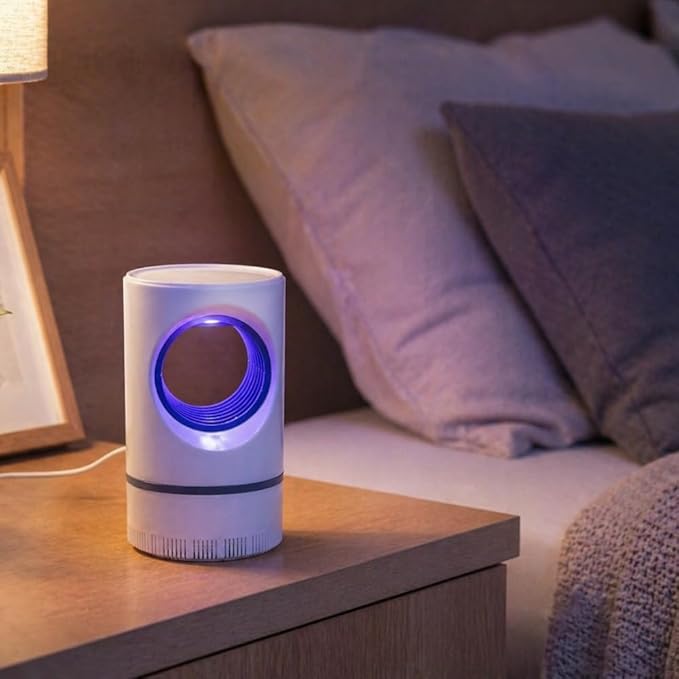 Piège à Moustiques USB Silencieux – Lampe Anti-Moustiques UV Sans Produits Chimiques