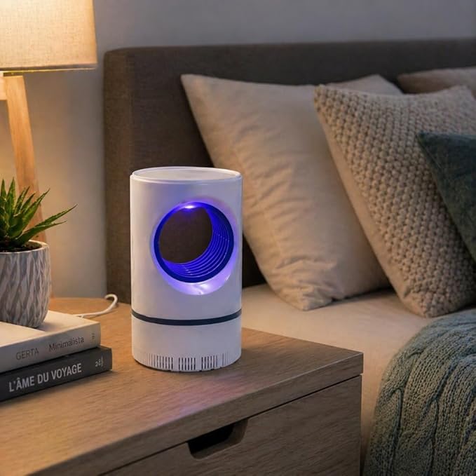 Piège à Moustiques USB Silencieux – Lampe Anti-Moustiques UV Sans Produits Chimiques