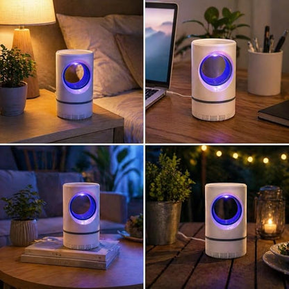 Piège à Moustiques USB Silencieux – Lampe Anti-Moustiques UV Sans Produits Chimiques