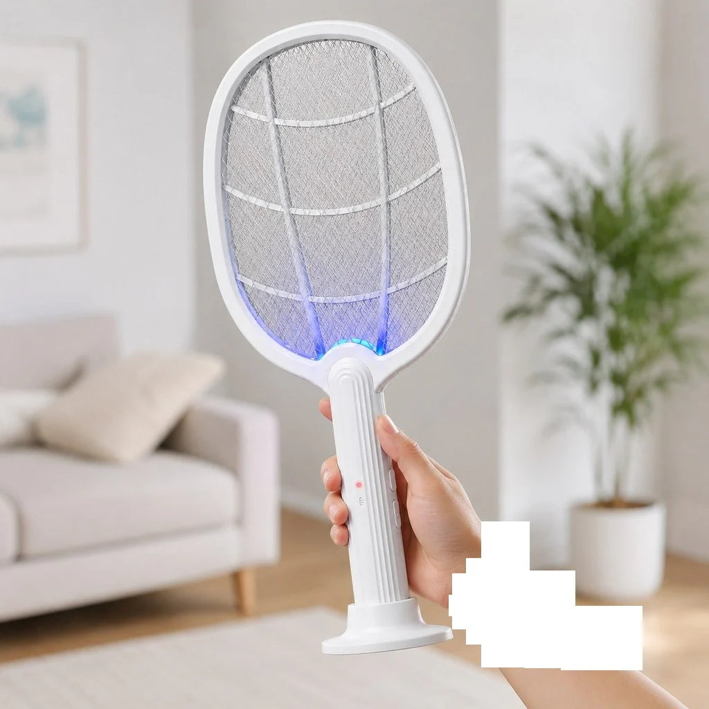 Raquette Anti-Moustiques Électrique Rechargeable LED UV – Modèle IF-218