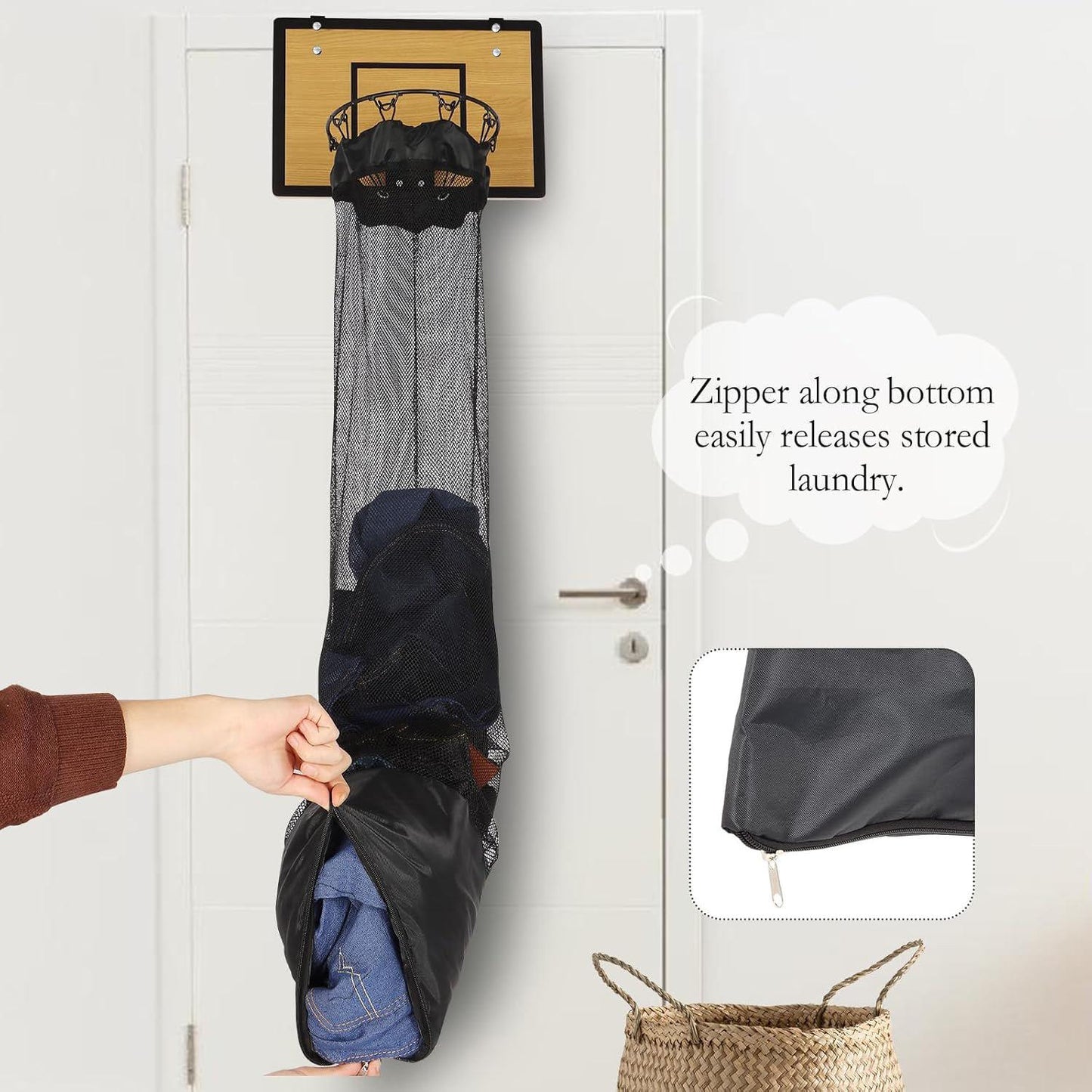 Panier à Linge BasketBall pour Enfants | Transformez le Rangement en Jeu 🏀