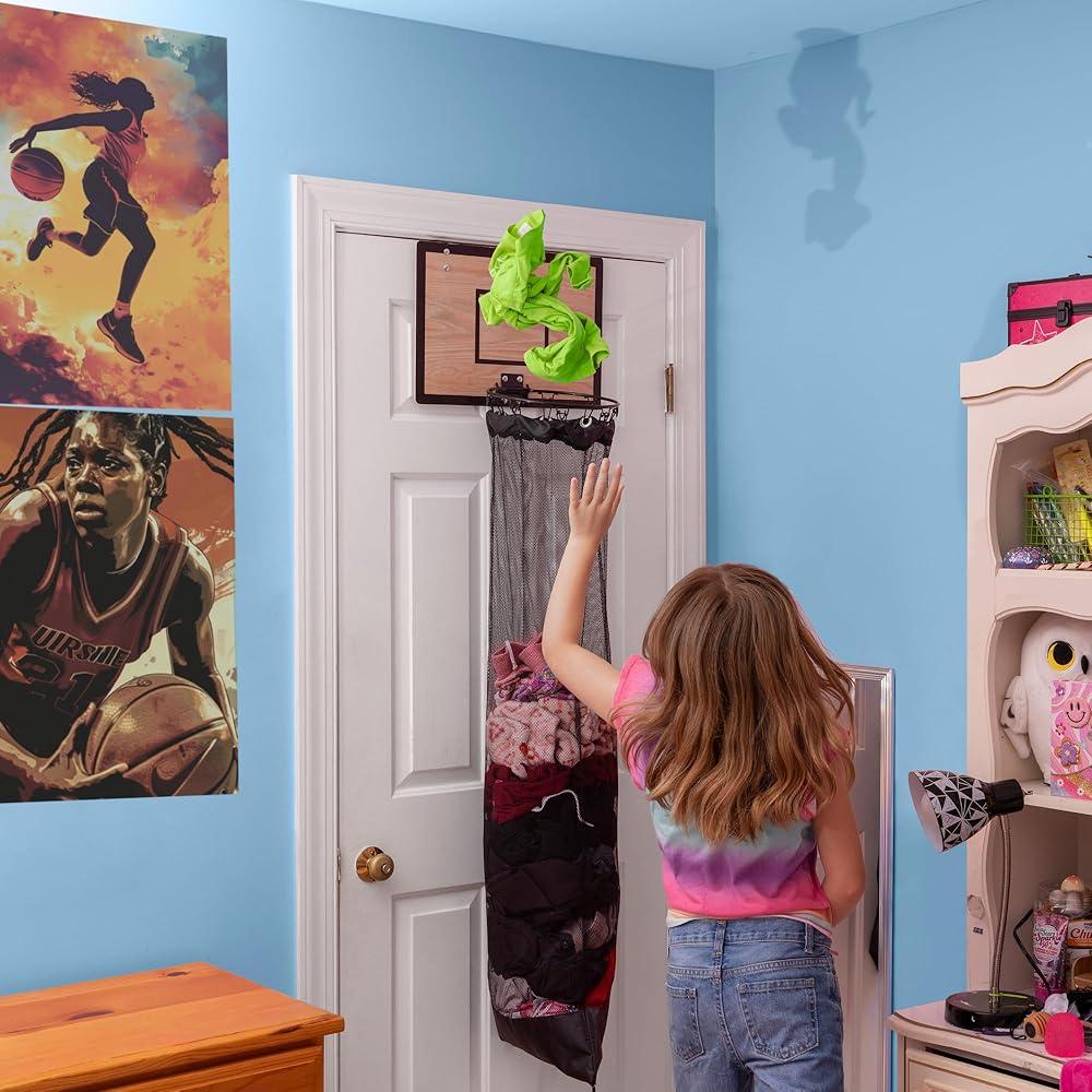 Panier à Linge BasketBall pour Enfants | Transformez le Rangement en Jeu 🏀