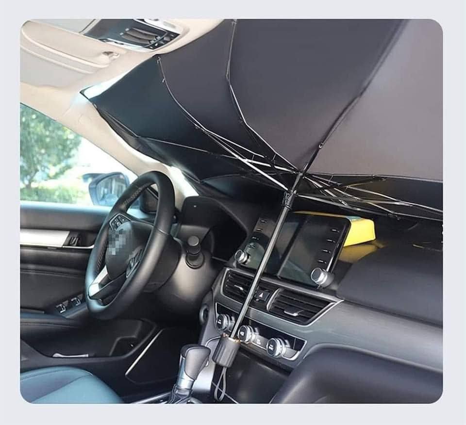 Pare-Soleil Pliable pour Pare-Brise | Gardez Votre Voiture Fraîche Même en Plein Soleil ☀️🚗